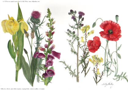 Tall Friends Greetings Card